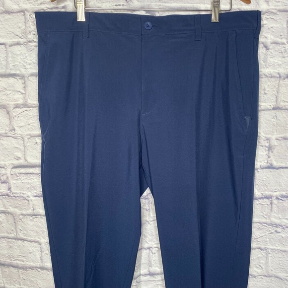 Izod Mens Sz XL UPF‎ 50+ Moisture Wicking Golf Pants Navy Blue NWOT 40x30 - Picture 1 of 7